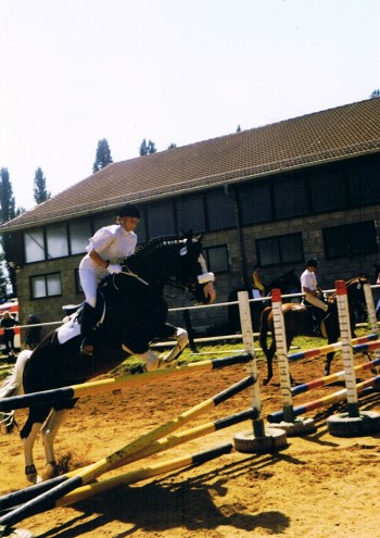 Auf dem Abreiteplatz
