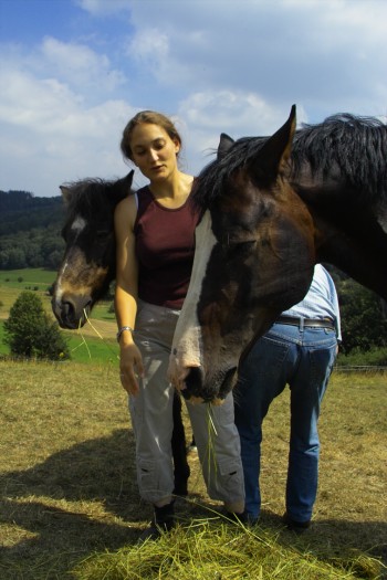 Tanja mit Prinz und Flori